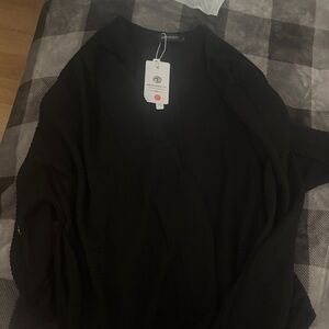 Black MEROKEETY Women's Cardigan Sweater